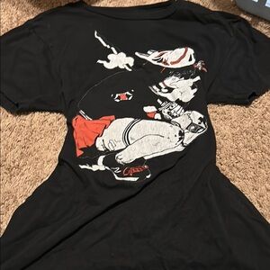 Black Graphic Men's Shirt